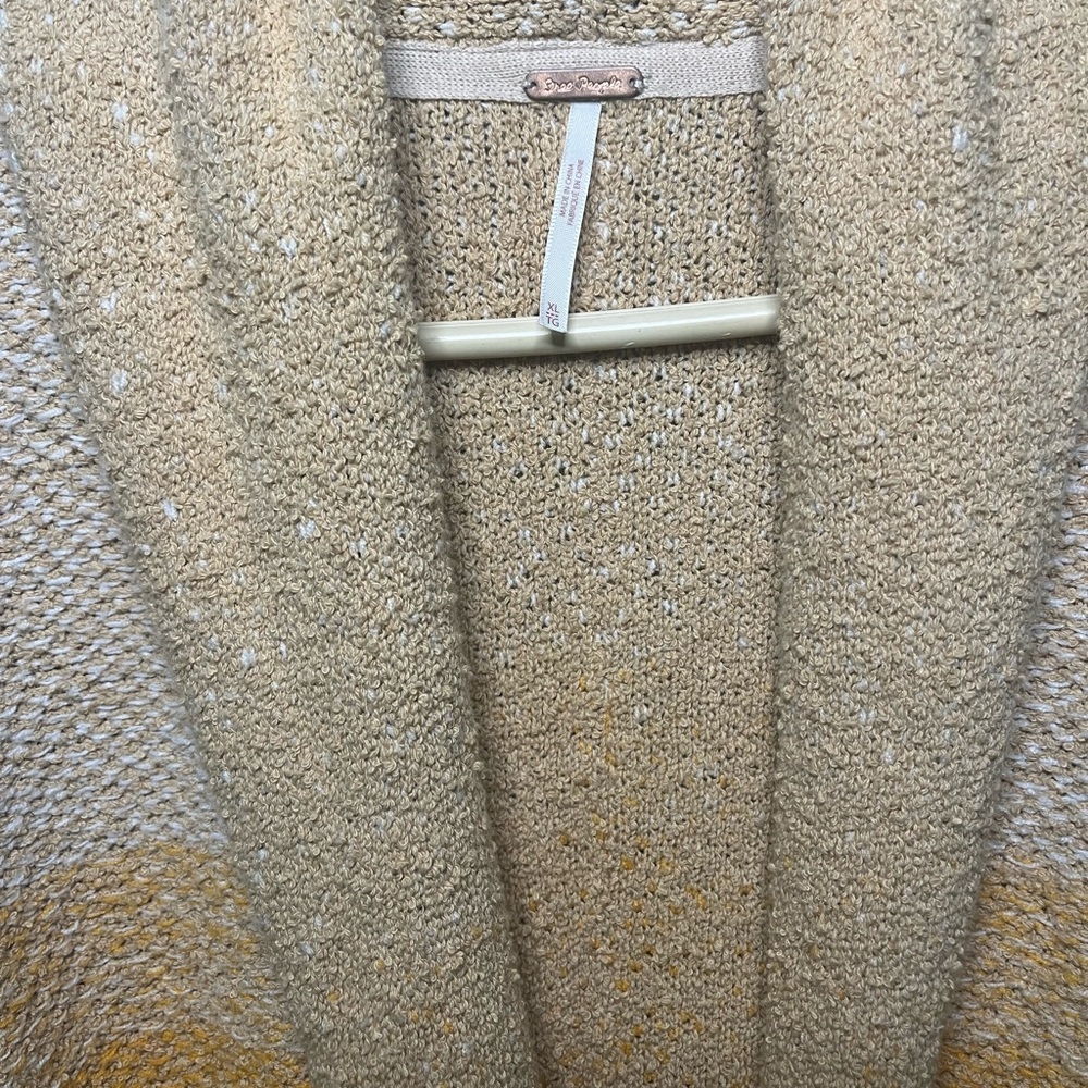 Free People Sunset Park Cardigan in Low Sun Combo - Picture 2 of 6